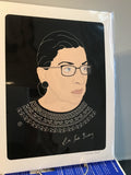 RBG Print Signed by Artist Meneese Wall